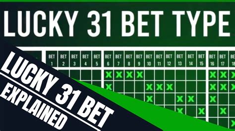 what is a lucky 31 bet|lucky 31 round robin.